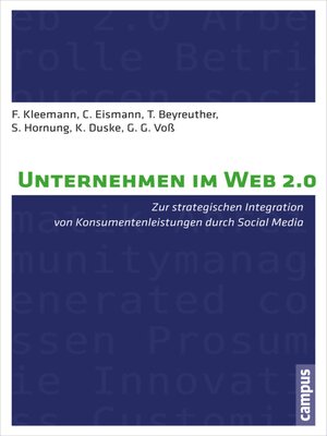 cover image of Unternehmen im Web 2.0